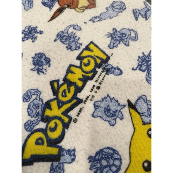 Vintage 1990’s Pokemon Blanket 86x68” - Picture 3 of 5